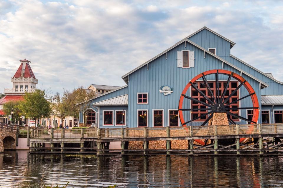 Port Orleans - Riverside sits along Disney World's Sassagoula River.