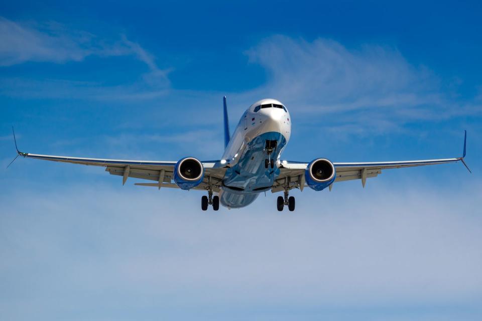 <p>Getty</p> Aircraft Boeing 737-800 VP-BQH of Pobeda Airline