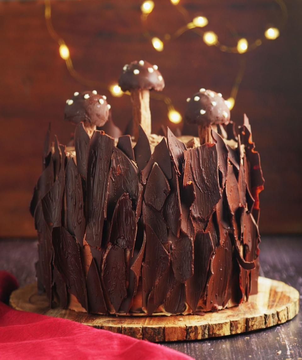 yule log recipe chocolate yule log tree stump cake