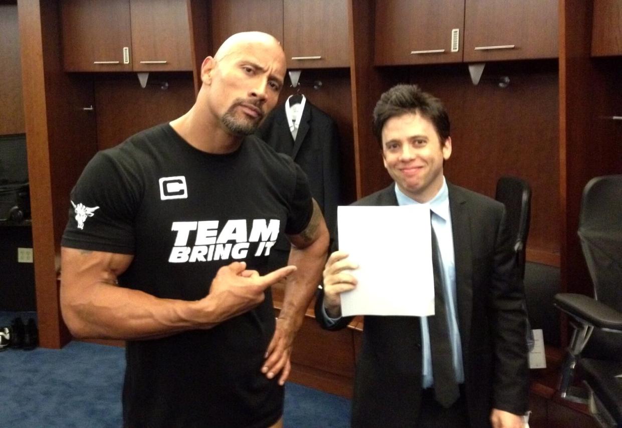 Brian Gewirtz and The Rock