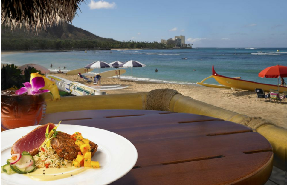 <p>This iconic hotspot is <a href="https://www.thedailymeal.com/dukes-waikiki?referrer=yahoo&category=beauty_food&include_utm=1&utm_medium=referral&utm_source=yahoo&utm_campaign=feed" rel="nofollow noopener" target="_blank" data-ylk="slk:named in honor of Duke Kahanamoku;elm:context_link;itc:0;sec:content-canvas" class="link ">named in honor of Duke Kahanamoku</a>, an Olympic champion and the “Ambassador of Aloha,” who was born in Waikiki in 1890 and is credited with introducing surfing to the world. Try the Tropical Itch, a delicious concoction of rum, <a href="https://www.thedailymeal.com/drink/gluten-free-vodka-gallery?referrer=yahoo&category=beauty_food&include_utm=1&utm_medium=referral&utm_source=yahoo&utm_campaign=feed" rel="nofollow noopener" target="_blank" data-ylk="slk:vodka;elm:context_link;itc:0;sec:content-canvas" class="link ">vodka</a>, and passion fruit juice, and which is served, sensibly, with a backscratcher.</p>