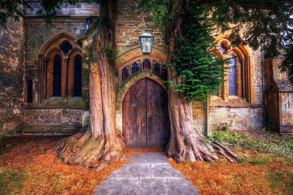 <h1 class="title">Church Door, Stow on the Wold, Cotswolds, England</h1><cite class="credit">Photo by Joe Daniel Price. Image courtesy of Getty.</cite>