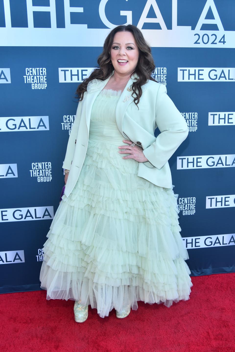 melissa mccarthy, tulle dress 