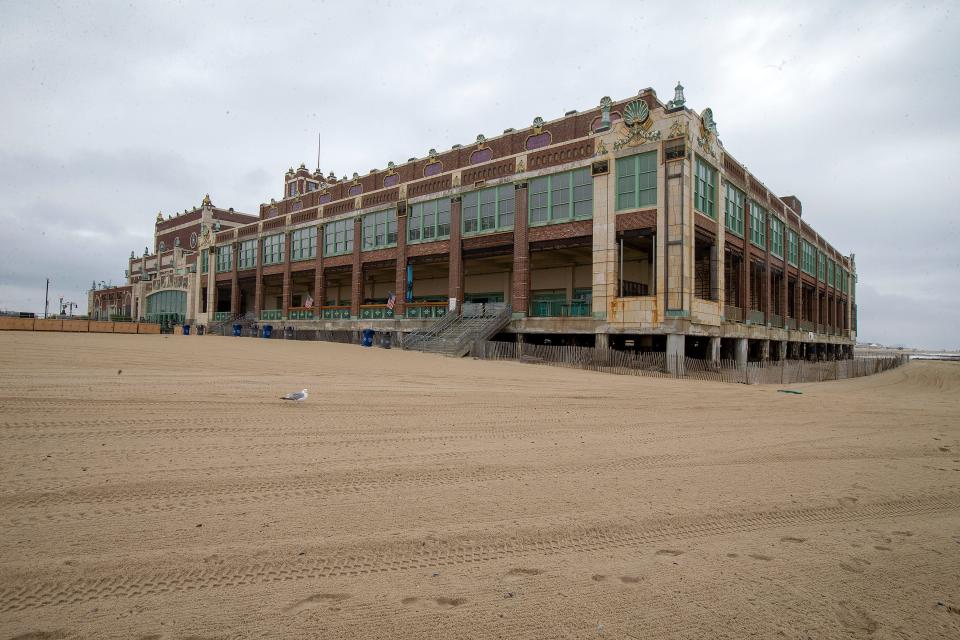 Exterior of Convention Hall in Asbury Park, NJ Wednesday, September 1, 2021.