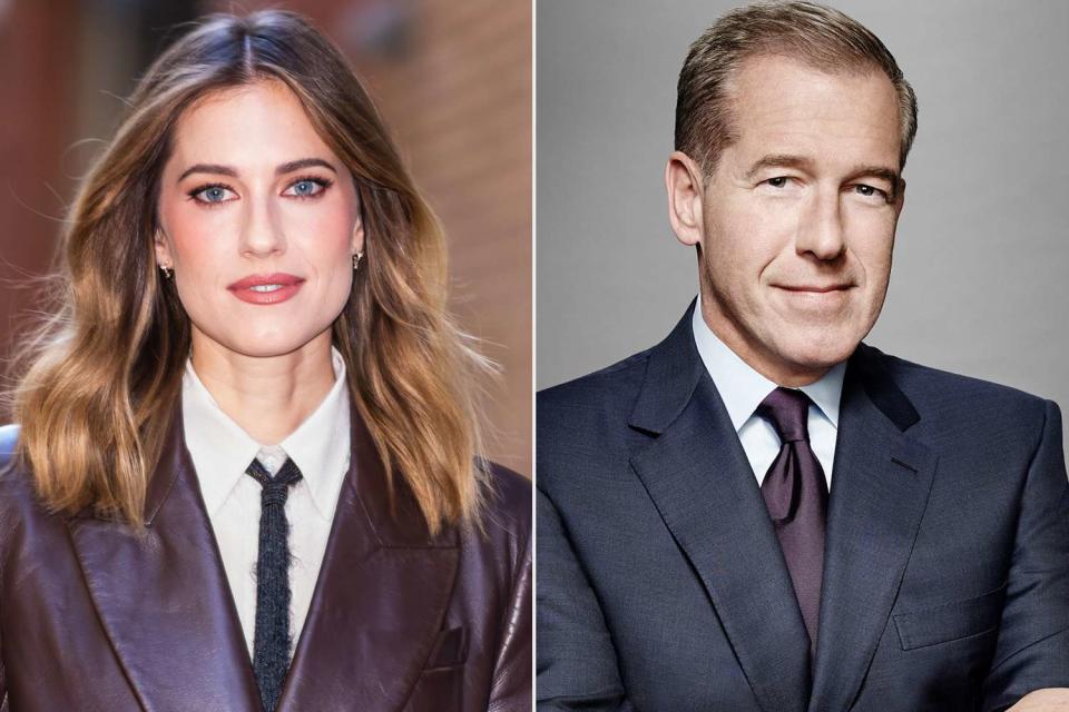 <p>Gotham/GC Images, Art Streiber/MSNBC/NBCU Photo Bank/NBCUniversal via Getty</p> Allison Williams, Brian Williams