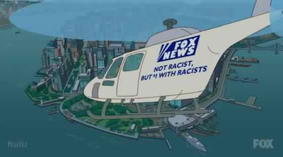 Simpsons tweaks Fox News