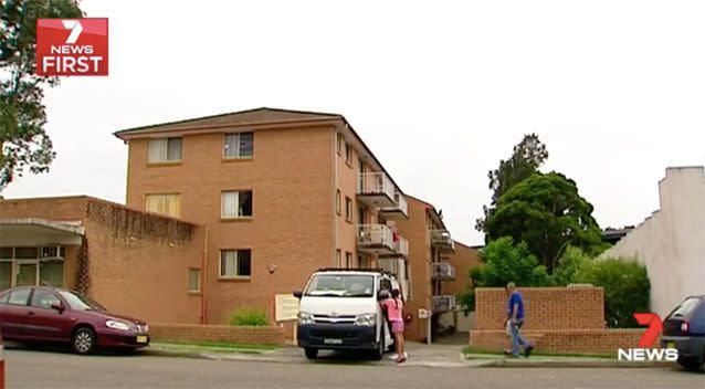 The public housing unit Ms Khodragha and her family lived in. Source: 7 News