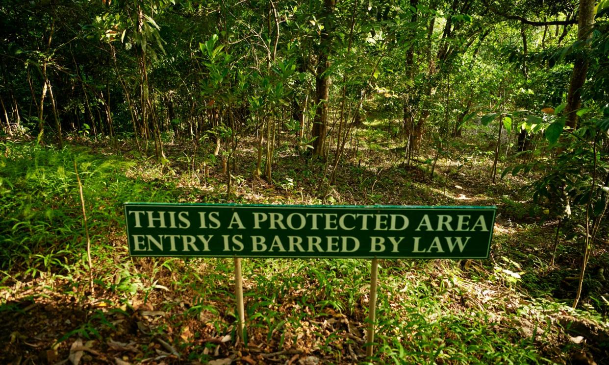 <span>The Masungi georeserve near Manila. The Philippines is one of five countries that are home to more than half of the sites identified by the study. It is also Asia’s deadliest country for environmental defenders.</span><span>Photograph: Jes Aznar/Getty</span>