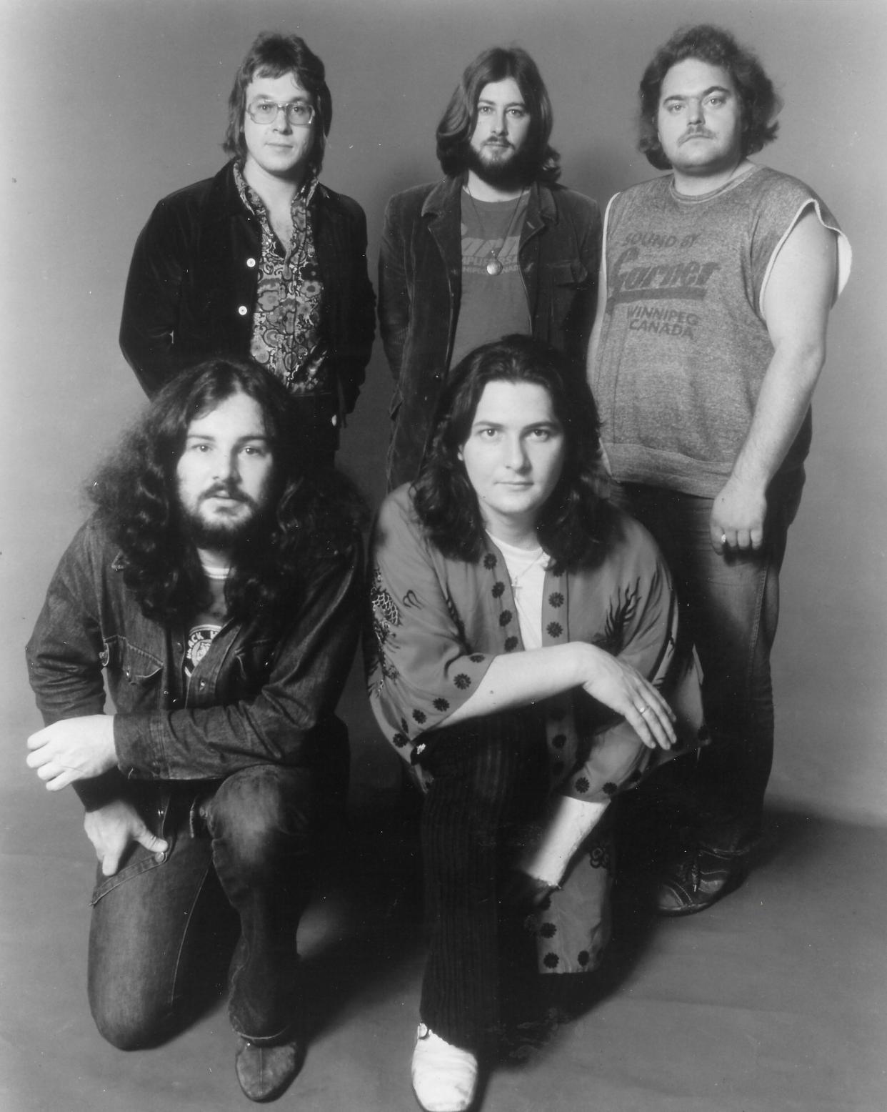 The Guess Who, a rock band from Canada, had 1970s hits with “American Woman,” “These Eyes” and “No Time.”