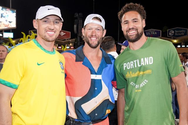 Klay Thompson Dodgers fan? Warriors star cheers on Giants rival to