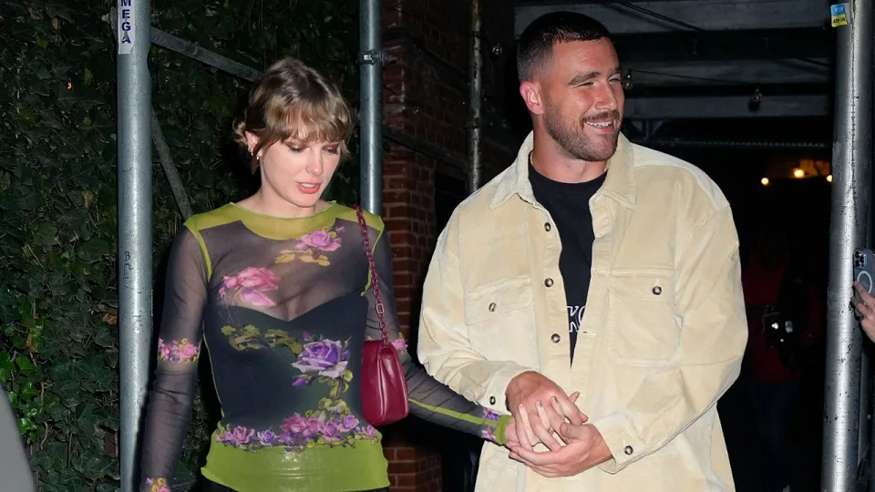 Taylor Swift and Travis Kelce