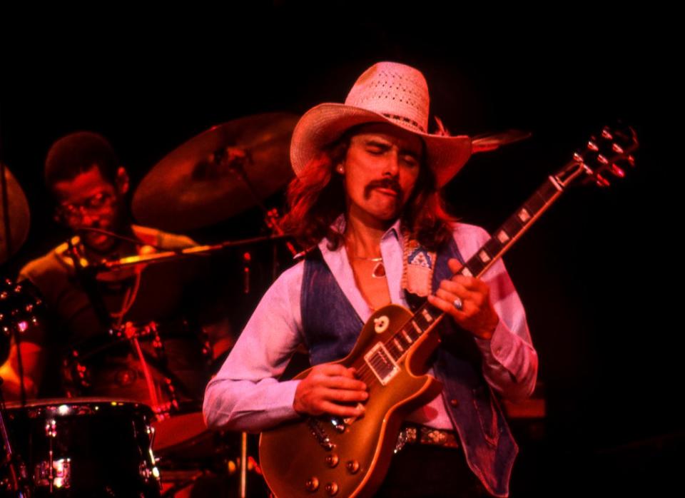 Dickey Betts, guitarist for the Allman Brothers Band, died at 80. Getty Images