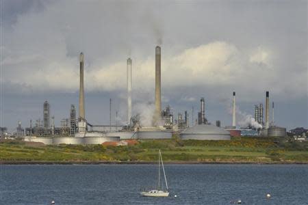 Pembroke Oil Refinery is seen in Pembrokeshire in Wales May 16, 2013. REUTERS/Toby Melville