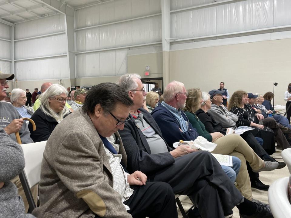 Many from Whiteford Township attended two town halls Wednesday to learn more about the diesel fuel leak at Pilot Travel Center.