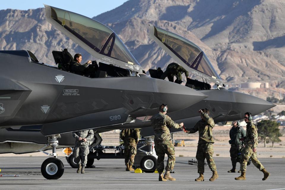 Air Force F-35 maintainer