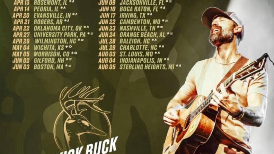 Walker Hayes tickets tour poster artwork dates presale code duck buck shows how to buy seats 