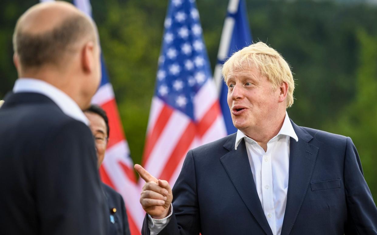 Boris Johnson insists a new law will come into force 'very fast, Parliament willing' - CHRISTIAN BRUNA/EPA-EFE/Shutterstock