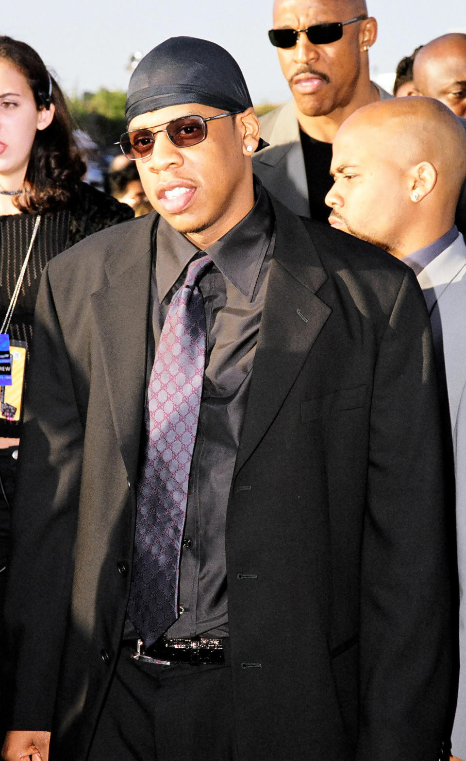Jay Z during The 1999 MTV Movie Awards at Barker Hanger in Santa Monica, California, United States. (Photo by Jeff Kravitz/FilmMagic, Inc) 