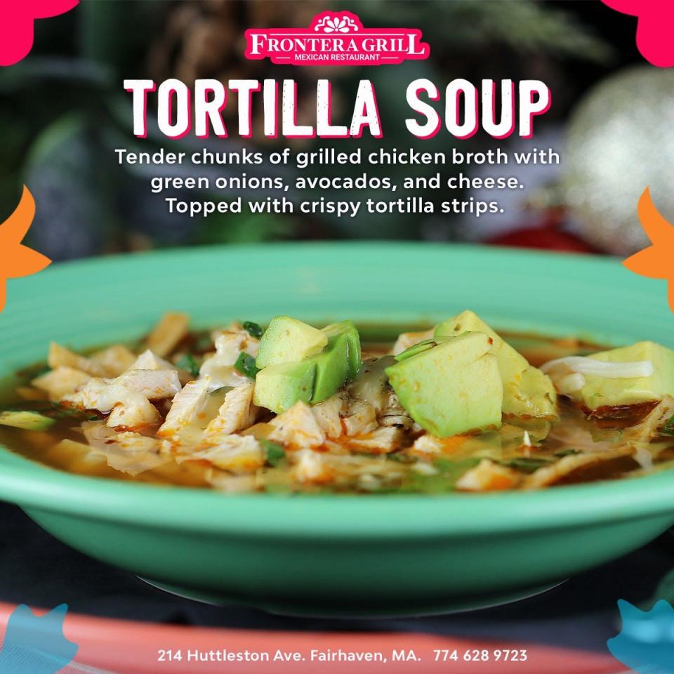 Fill up on the Tortilla Soup at Frontera Grill.