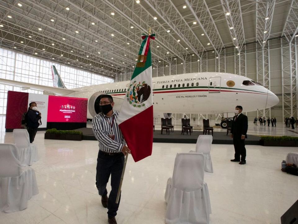 Mexico's presidential jet.