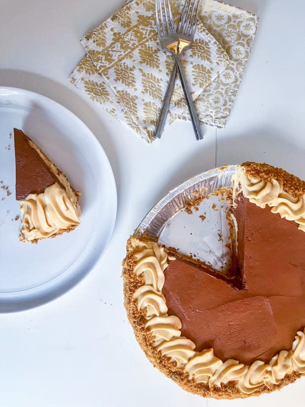 Costco's Peanut Butter Chocolate Cream Pie<p>Courtesy of Jessica Wrubel</p>