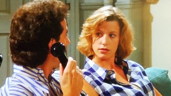 There's something in the air with these Breaking Bad actors and Seinfeld guest roles. Anna Gunn played Amy, Jerry's girlfriend, whom he suspects is having an affair with his cousin Jeffrey.