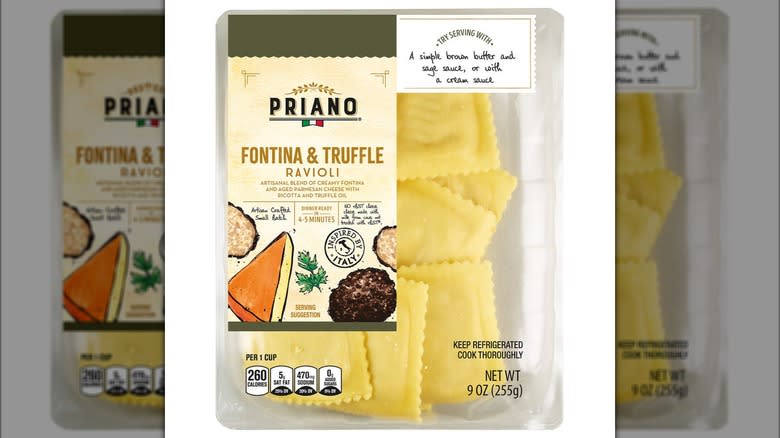 Priano ravioli package