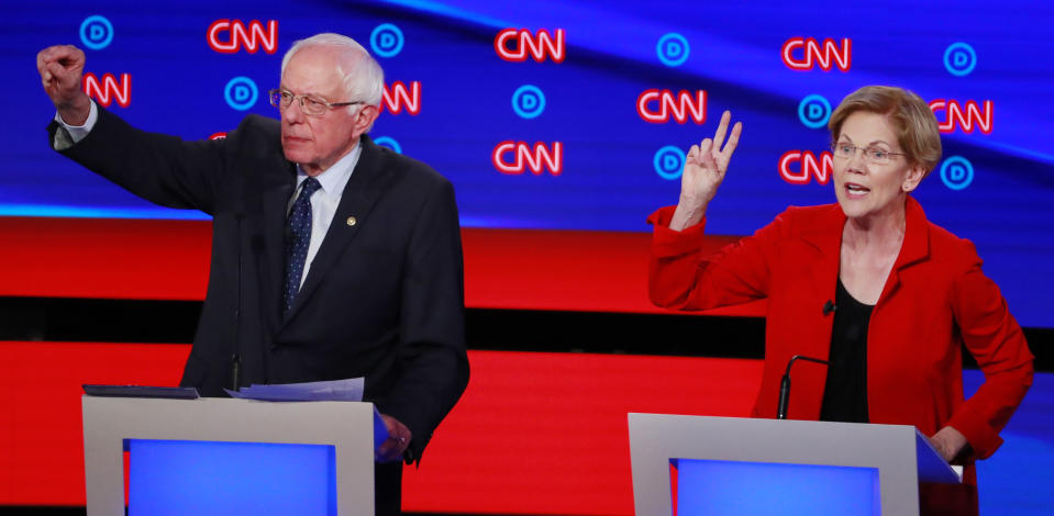 Bernie Sanders and Elizabeth Warren