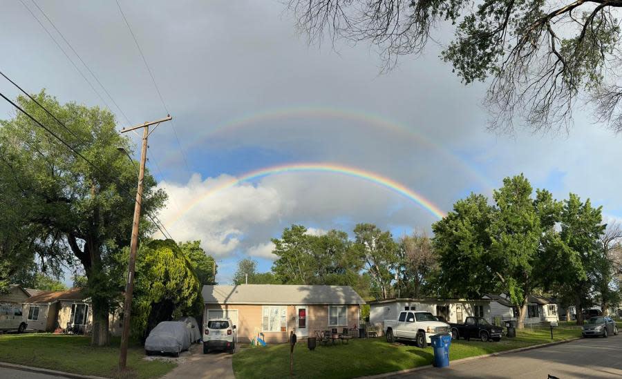 Wichita rainbow on May 13, 2024 (Courtesy: Katie Slifer)