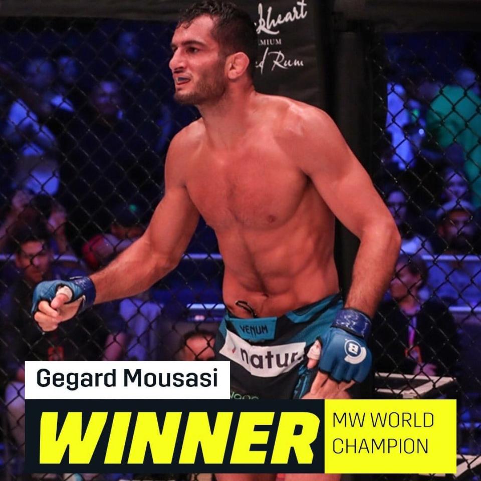 Gegard Mousasi defends his Bellator middleweight title against Rafael Lovato Jr in London on Saturday    - Bellator/Bellator