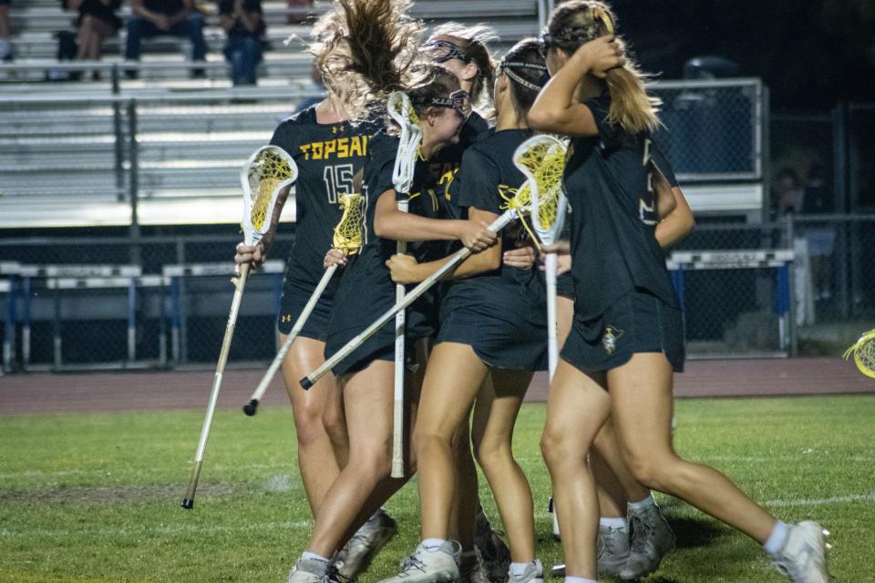 The Hoggard boys and Topsail girls lacrosse teams earned wins the third round the NCHSAA state playoffs on Tuesday.