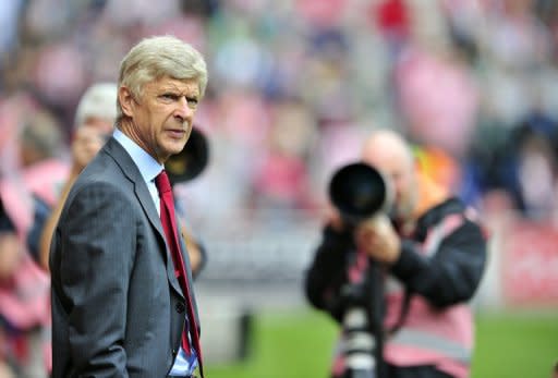 Arsenal's manager Arsene Wenger, seen before their English Premier League match vs Stoke City at The Britannia Stadium in Stoke-on-Trent, on August 26. Wenger has given the club a glimpse of the future by saying he could leave the club when his contract expires in two years' time