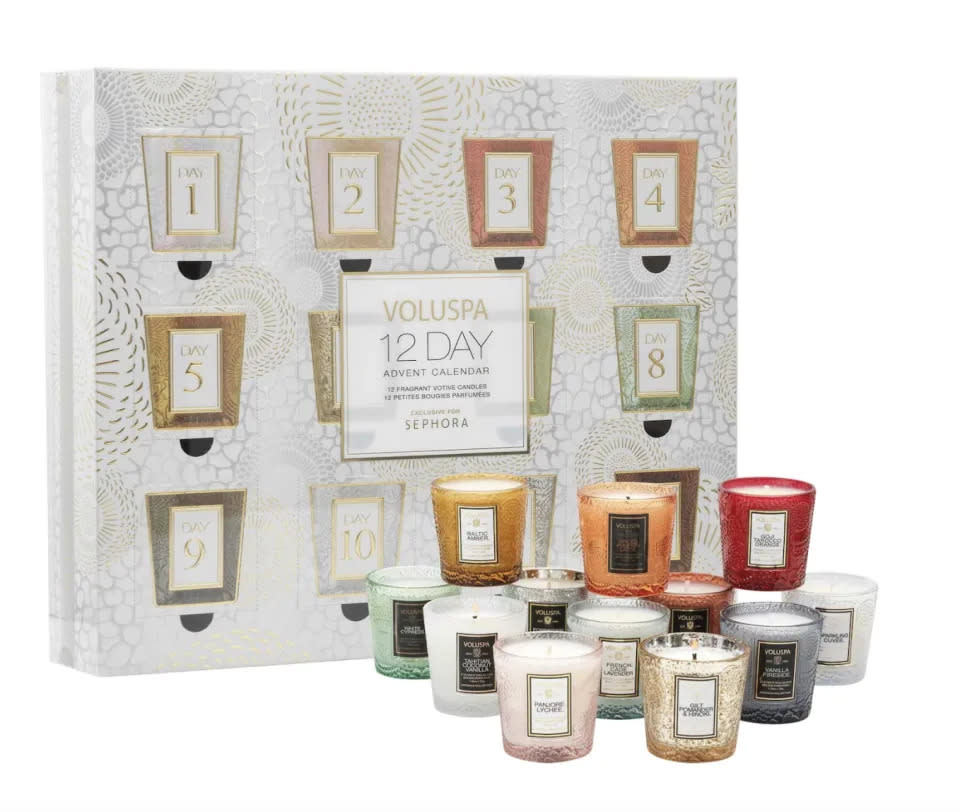 Voluspa 12 Day Advent Calendar. Image via Sephora.