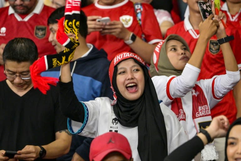 Indonesia beat the <a class="link " href="https://sports.yahoo.com/soccer/teams/philippines-women/" data-i13n="sec:content-canvas;subsec:anchor_text;elm:context_link" data-ylk="slk:Philippines;sec:content-canvas;subsec:anchor_text;elm:context_link;itc:0">Philippines</a> to reach the third round of World Cup qualifying for the first time (Bay ISMOYO)