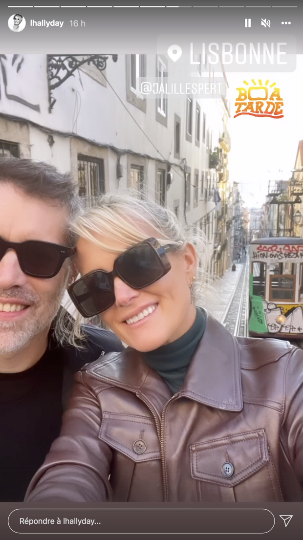 Laeticia Hallyday et Jalil Lespert ont partagé des photos de leur voyage à Lisbonne en novembre 2021