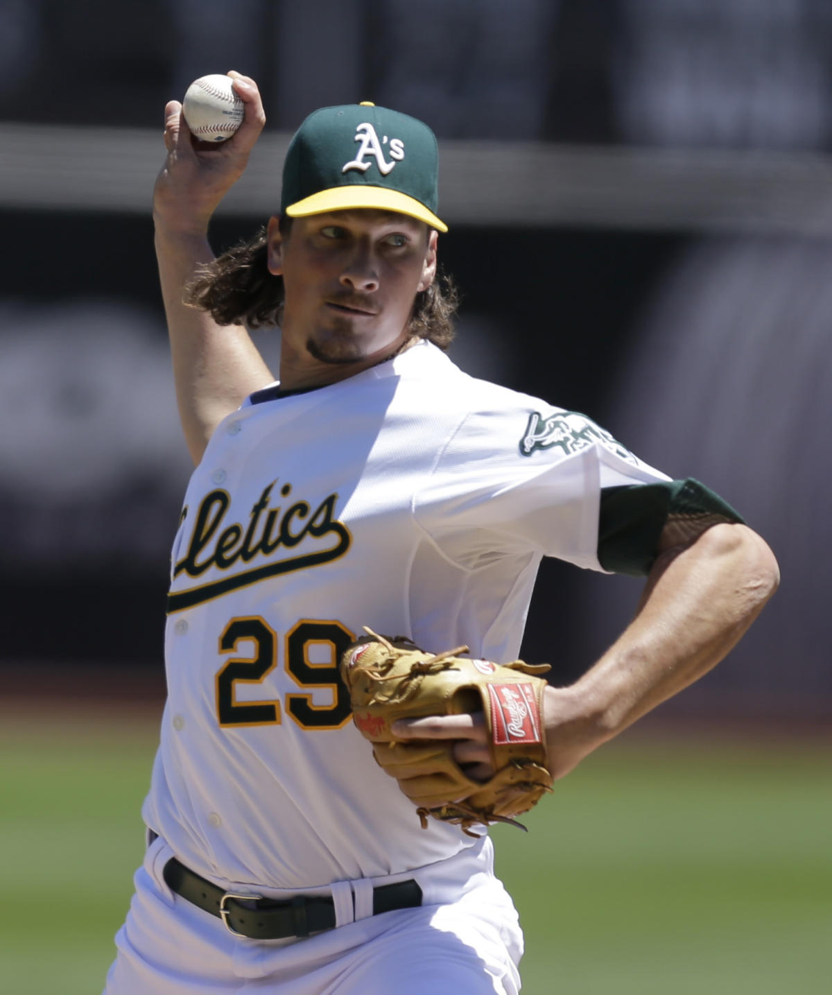 New A's pitcher Jeff Samardzija will wear his NL jersey in the AL