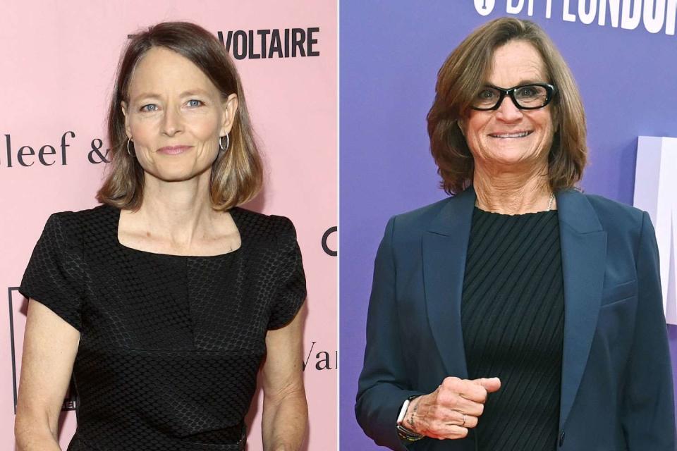 <p>getty (2)</p> Jodie Foster and Bonnie Stoll