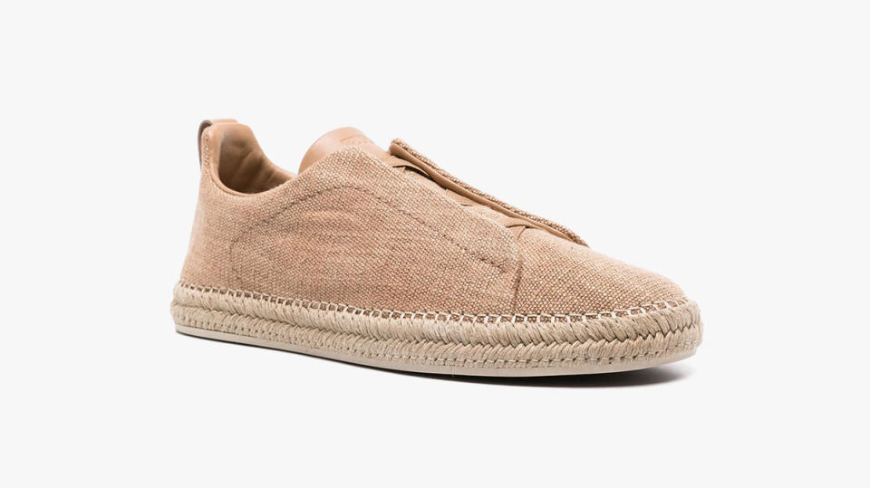 Zegna Triple Stitch Textured Espadrilles