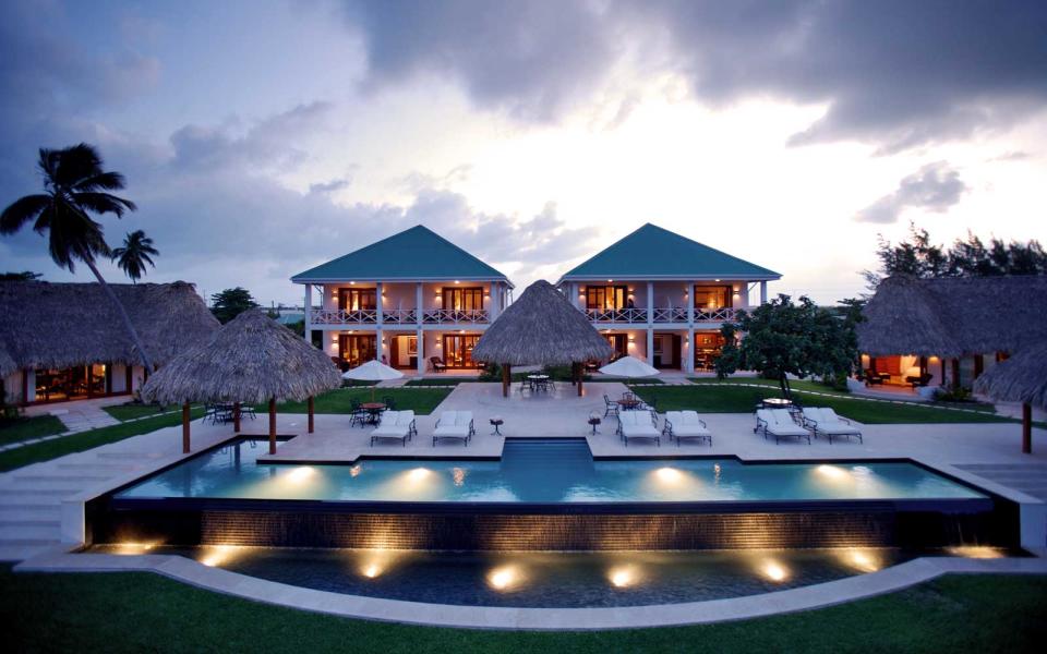 Tucked away at the southern tip of Ambergris Caye, an island to the east of the Belize mainland, this plantation-esque luxury resort is not technically an all-inclusive, but features a few stellar meal packages-and its unhurried vibe is ideal for those who don’t mind a splurge. Renowned for its luxe spas, gorgeous rooms (think: rich mahogany trim, four-poster beds with gauzy curtains, and blonde dressers made from local wood), and very attentive service, this is the sort of place where if you catch a few fish, the kitchen will serve them to you three ways for dinner. Note: This is not a hyper-connected spot. Wifi can be scarce in some rooms, and you won’t necessarily have a television in your room. Call in advance to be sure your room will get a wireless signal; sometimes the main desk can accommodate you with a MiFi device.