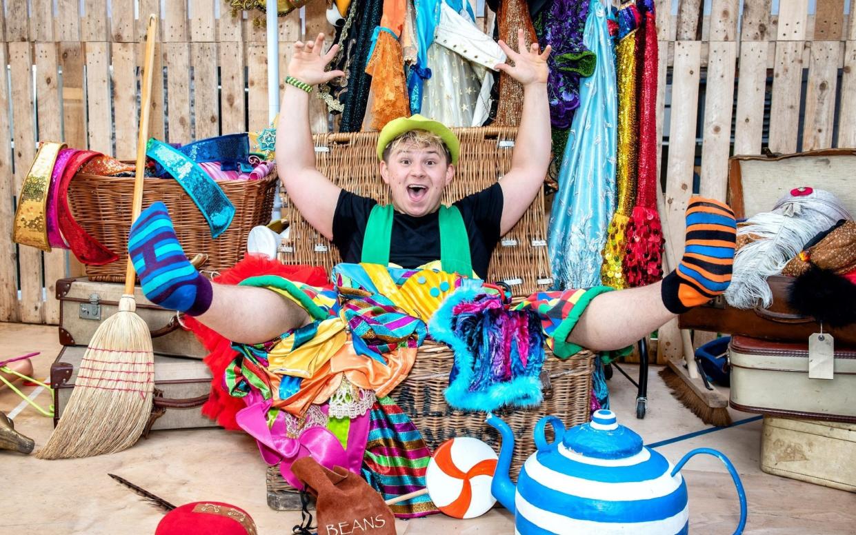 Christmas presence: actor Josh Benson gets ready to take The Travelling Pantomime to every neighbourhood in York - Anthony Robling