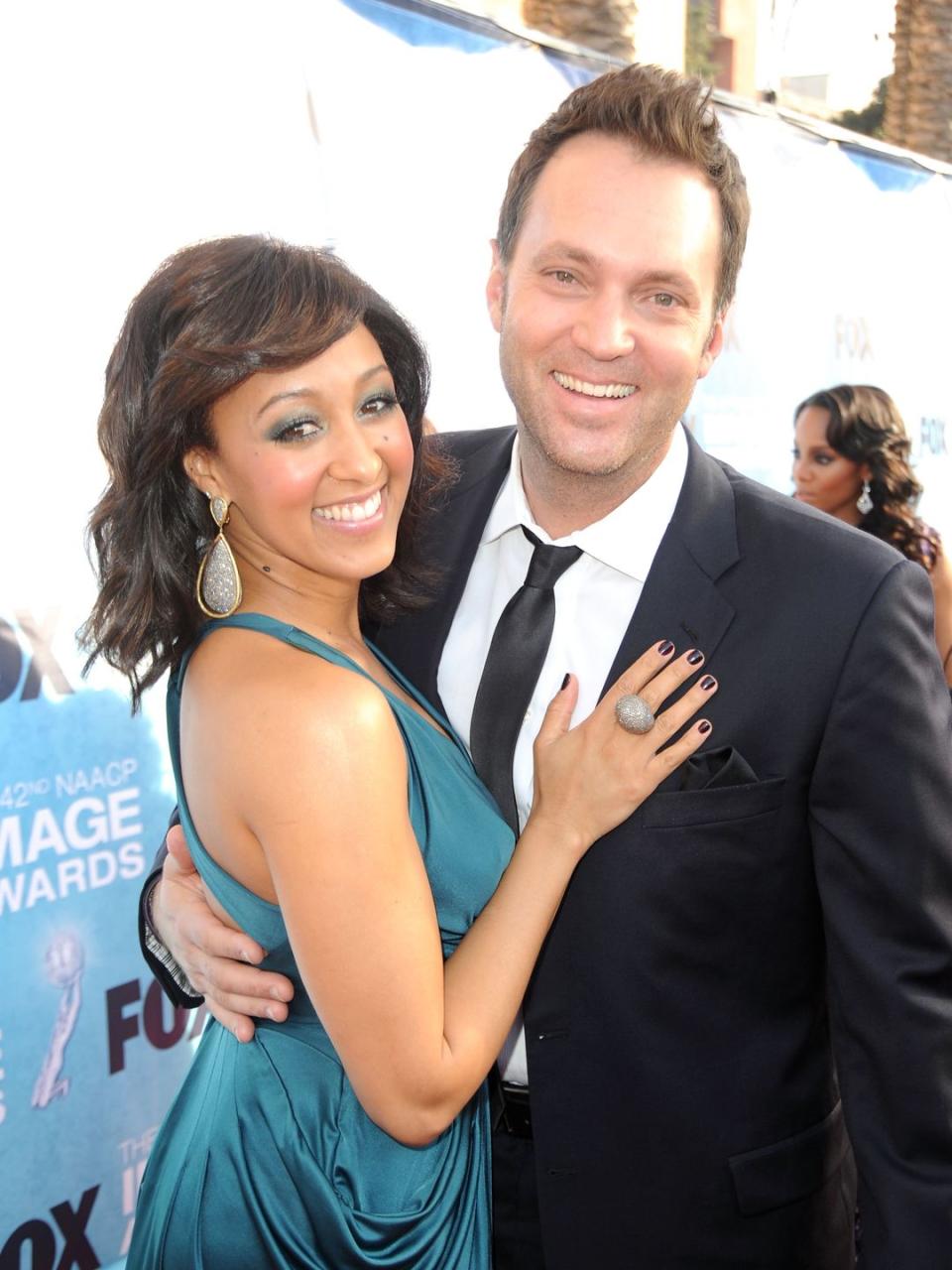 Tamera Mowry-Housley and Adam Housley