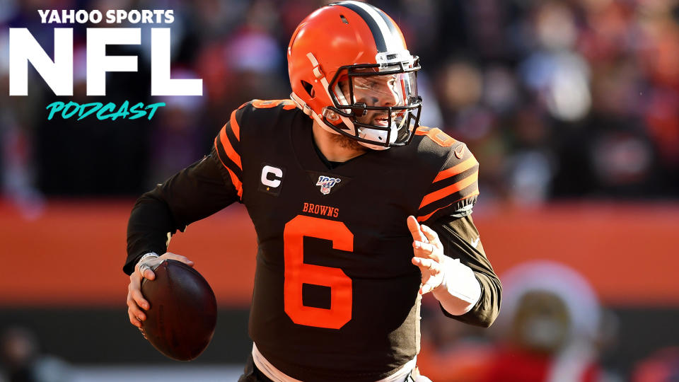 Can Cleveland QB Baker Mayfield make a leap in 2020 under the tutelage of new head coach Kevin Stefanski? (Photo by: 2019 Nick Cammett/Diamond Images via Getty Images)