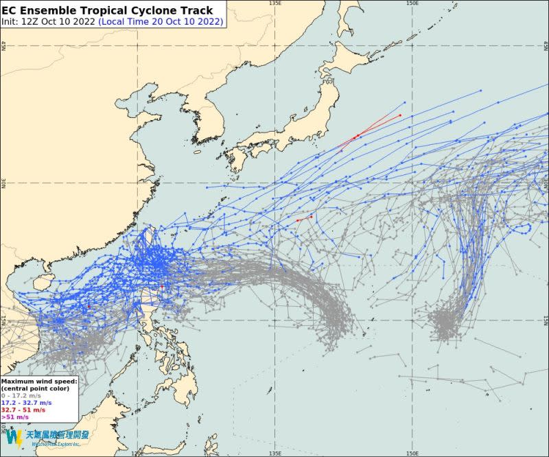 ▲氣象達人彭啟明提醒，未來一兩週，預期將會進入一個活躍期，可能有2～3個颱風發展。（圖／彭啟明臉書）