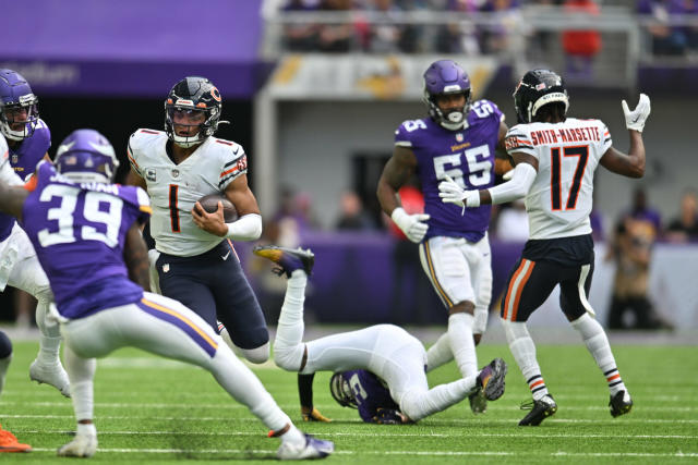 Bears' Ihmir Smith-Marsette says Vikings defender 'flopped' on illegal  block call