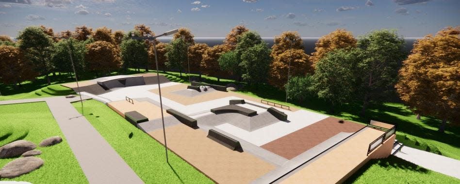 Dover's new skatepark is coming to Guppey Park with construction beginning in August 2022 and the main park expected to be completed in the fall.
