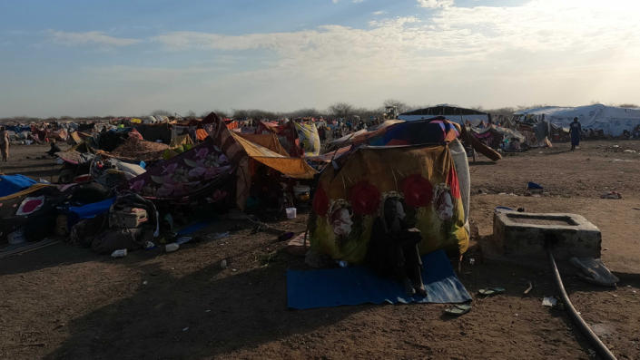 View of IDP camp