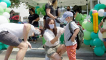 <p>In the fall of 2020, the couple helped Los Angeles kids heading back to school pack up backpacks of supplies and fit them properly for a Baby2Baby event.</p>