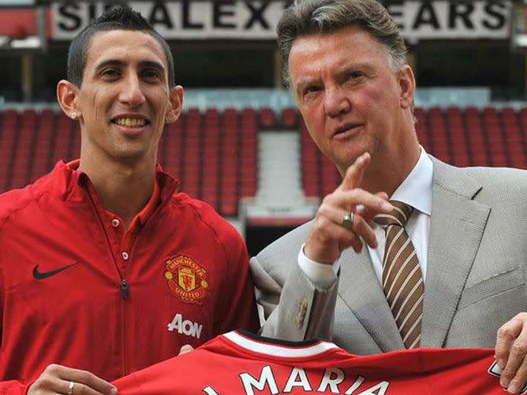 ¿Volverán a encontrarse mañana? Entre Di María y Van Gaal no hubo sintonía en Manchester United