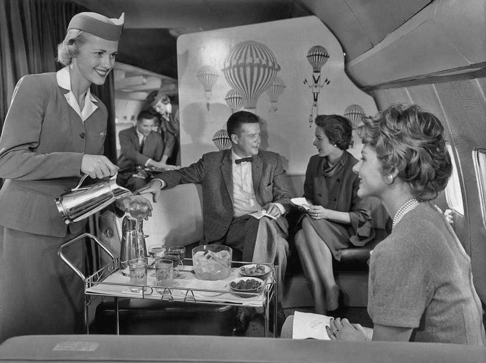 Pan Am Boeing 707 lounge