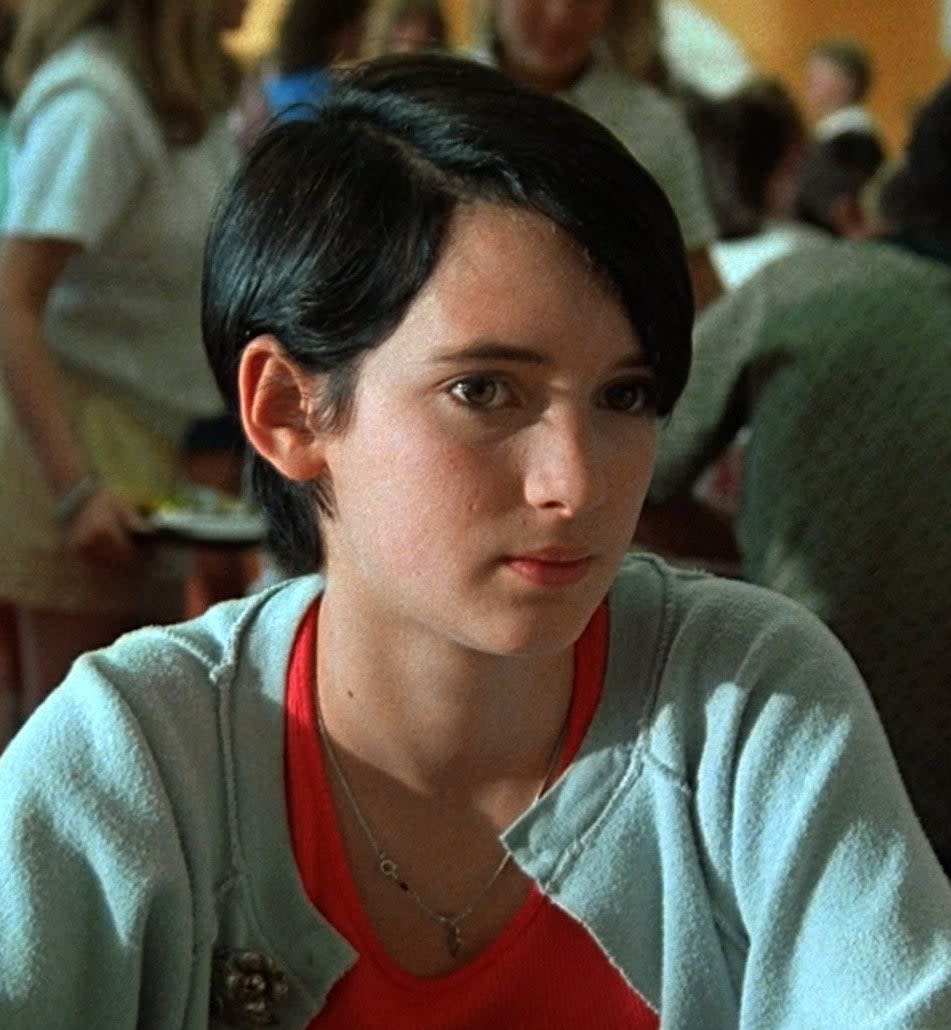 A young Winona Ryder